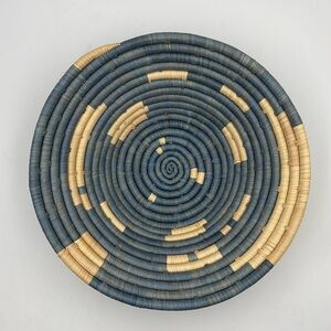 Kazi Coastal Raffia Woven Bowl 14" Reflections